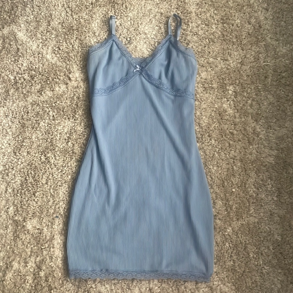 Blue mini dress size small
